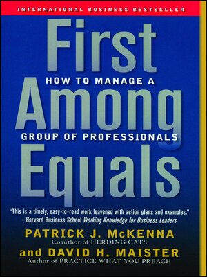 cover image of First Among Equals